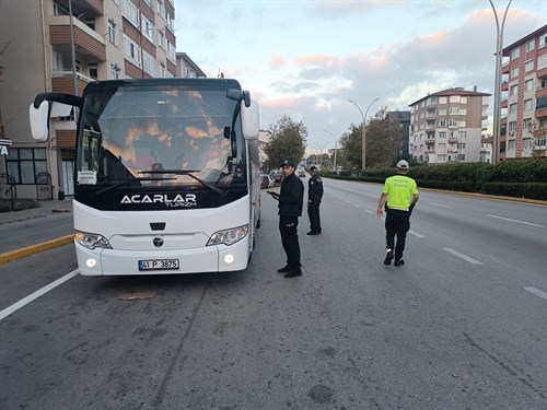 Okulların Açılması ile Birlikte Servis Denetimlerimiz Başladı.