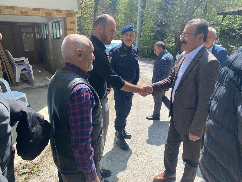 KAYMAKAMIMIZ SAYIN KEMAL İNAN SULUDERE MAHALLESİNİ ZİYARET ETTİ.